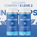 Insucaps 60 cápsulas - Original - COMPRE 1 LEVE 2 + Frete Grátis!