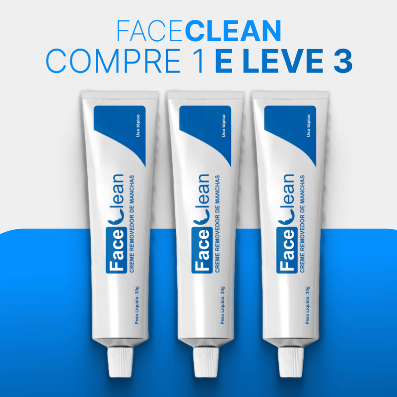 Face Clean 30g - Clareador de Manchas e Melasmas - Loja Oficial