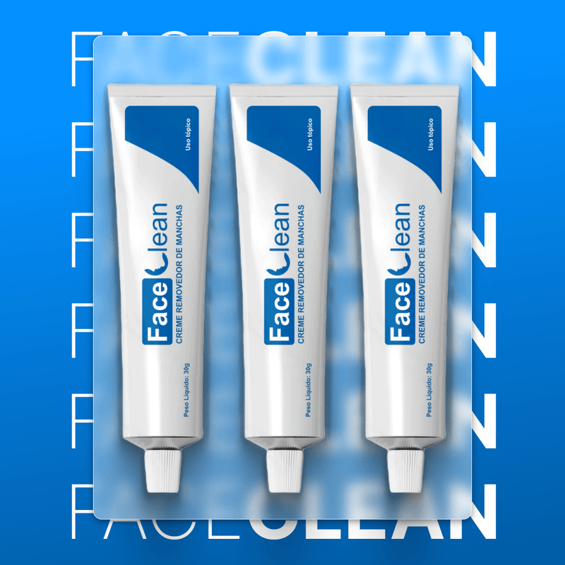 Face Clean 30g - Clareador de Manchas e Melasmas - Loja Oficial