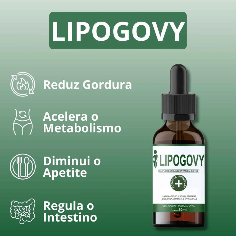 Adicione mais 1 Lipogovy 30ml por apenas R$ 59,99 e mantenha seu tratamento por mais tempo com desconto especial!